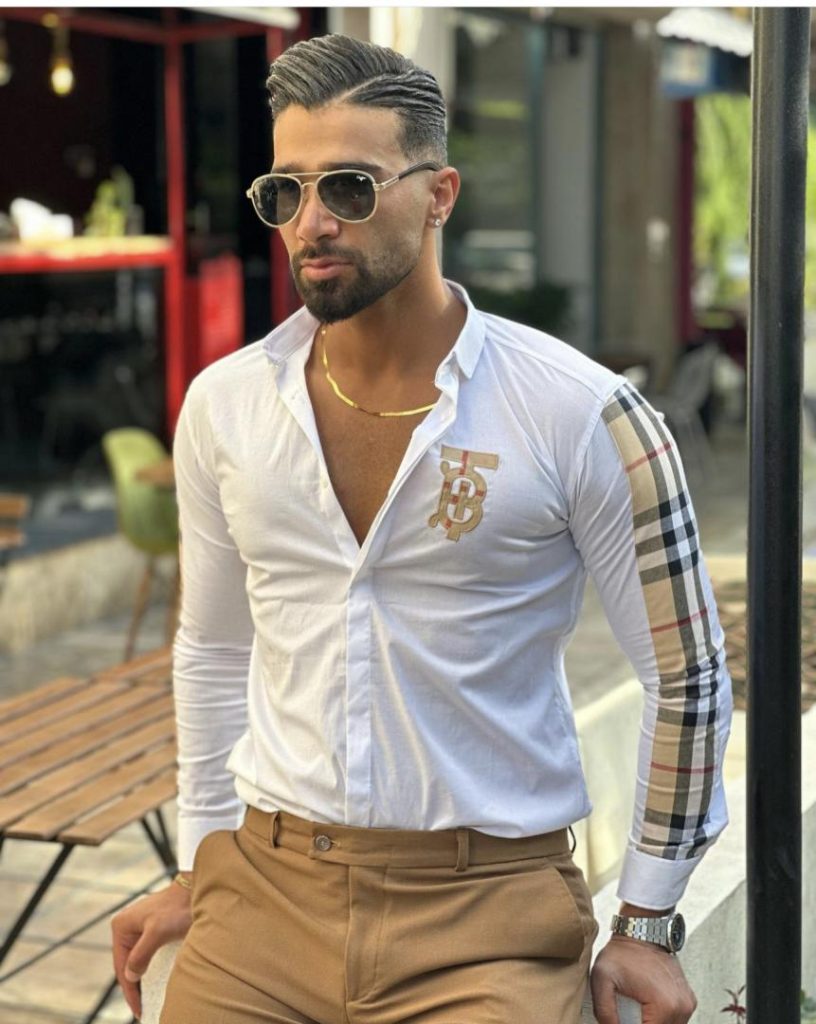 پیراهن استین باربری