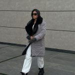 کاپشن یقه خز