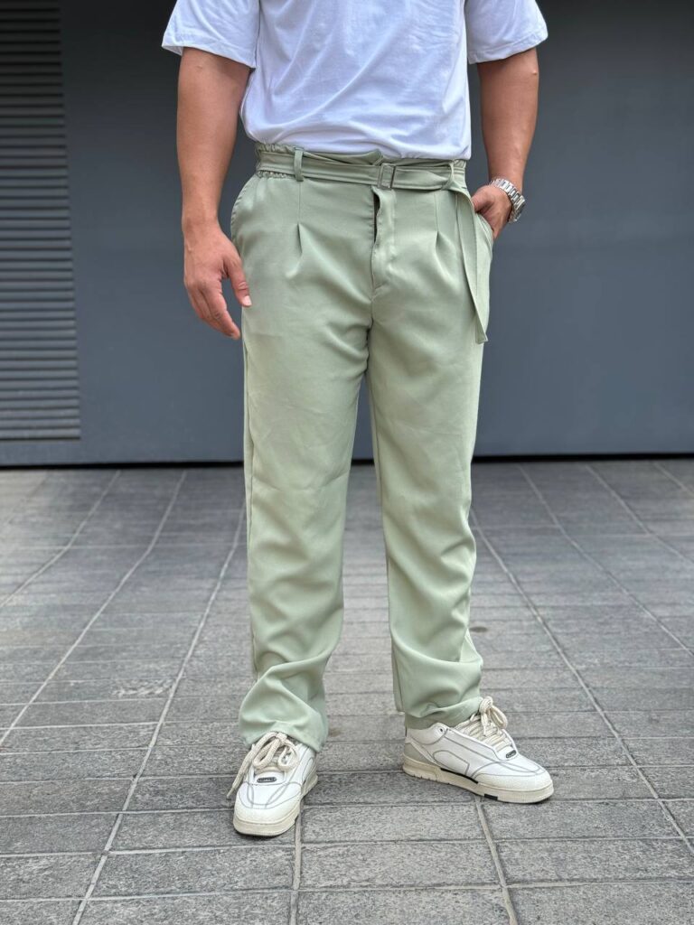 شلوار پارچه ای بگ