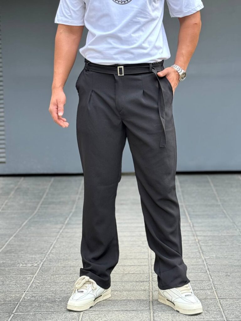 شلوار پارچه ای بگ