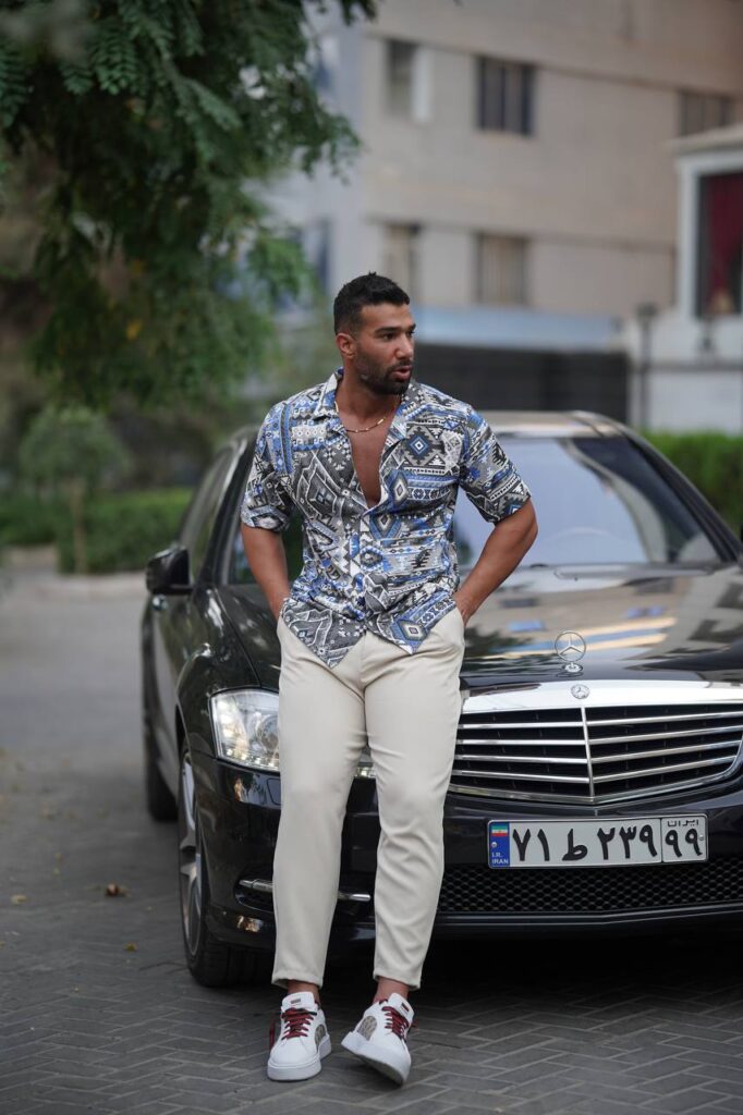 پیراهن مراکشی طرحدار