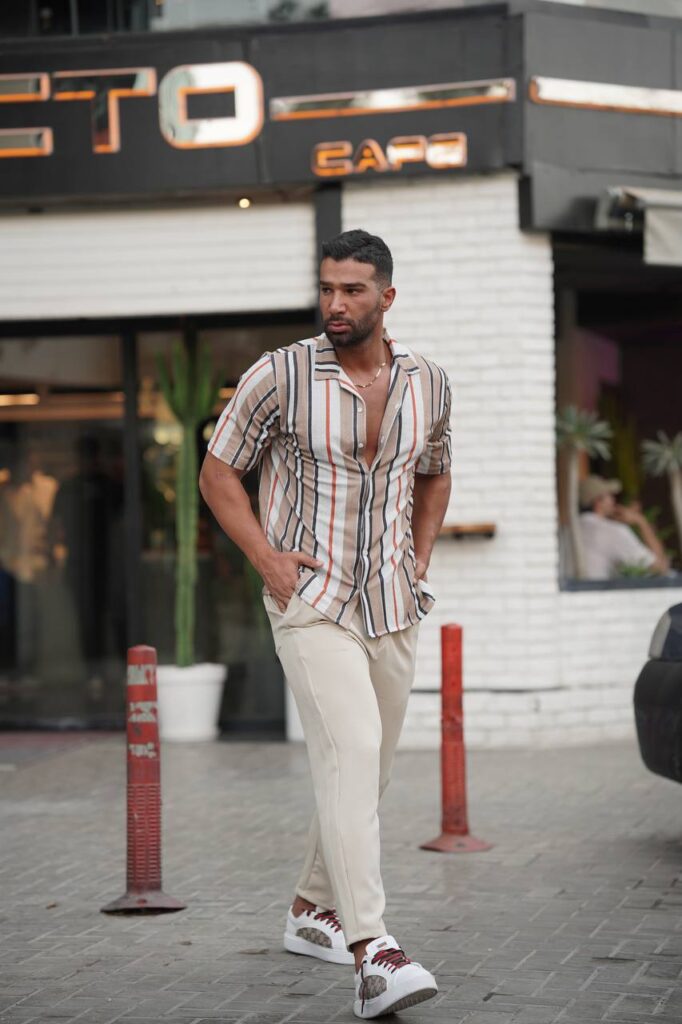 پیراهن مراکشی طرحدار