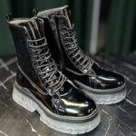 بوت برشکا ورنی زیرشیشه ای