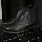 نیم بوت چرم