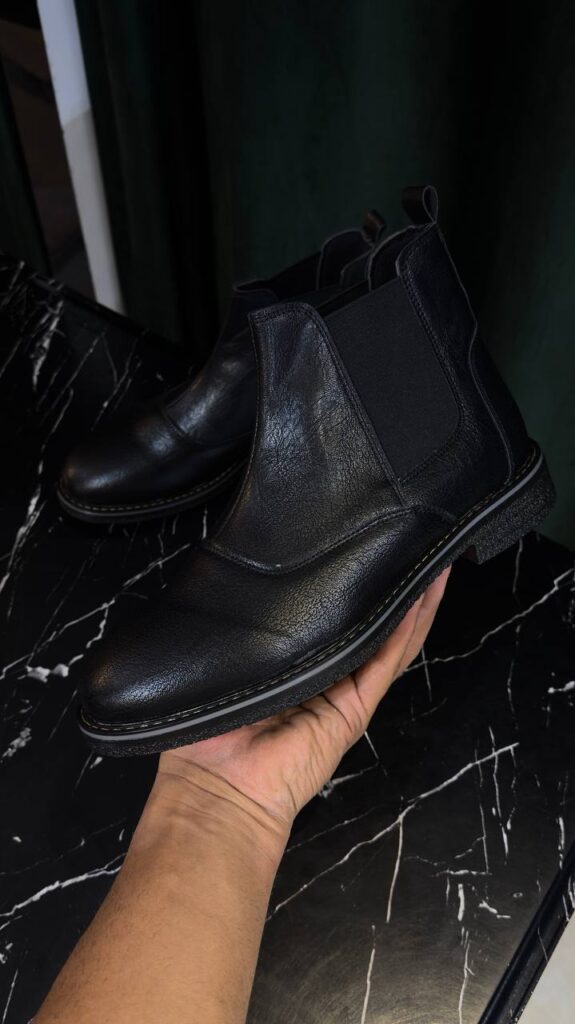 نیم بوت چرم