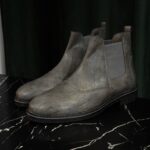 نیم بوت چرم