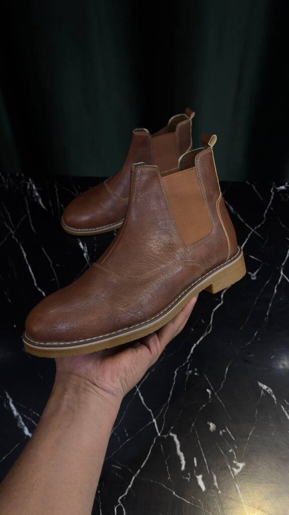 نیم بوت چرم