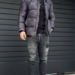 کاپشن پفکی طرحدار