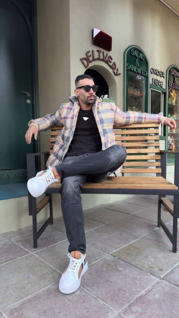 کاپشن پفکی طرحدار