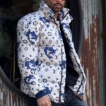 کاپشن پفکی طرحدار