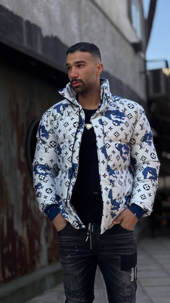 کاپشن پفکی طرحدار