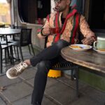 کاپشن پفکی طرحدار