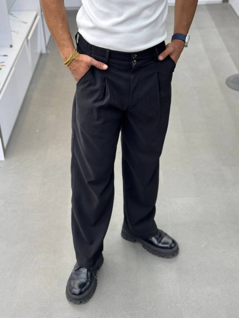 شلوار پارچه ای بگ