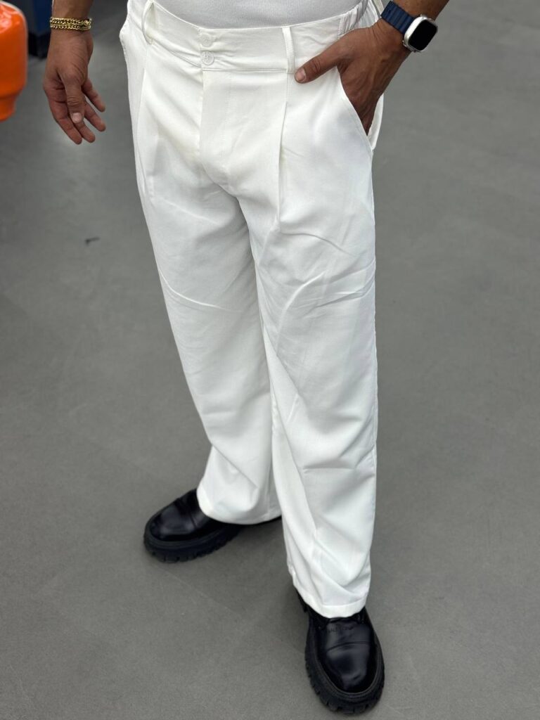 شلوار پارچه ای بگ