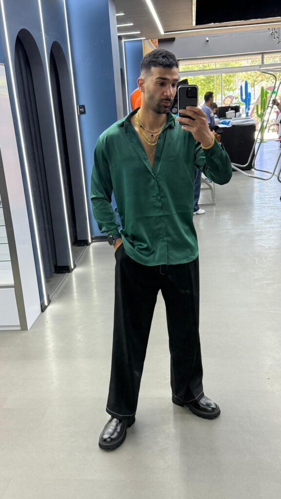 پیراهن مراکشی‌ساتن