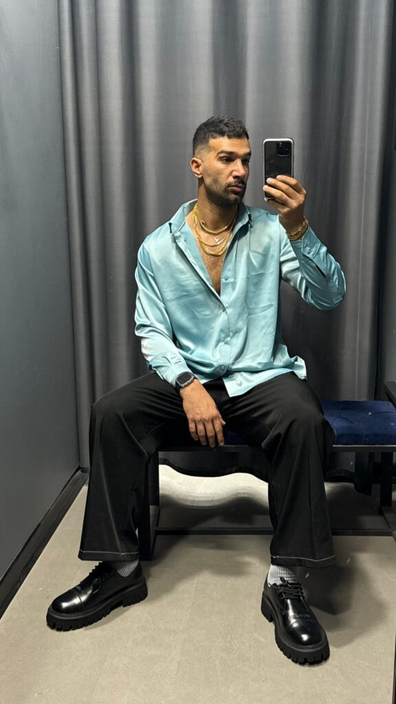 پیراهن مراکشی‌ساتن