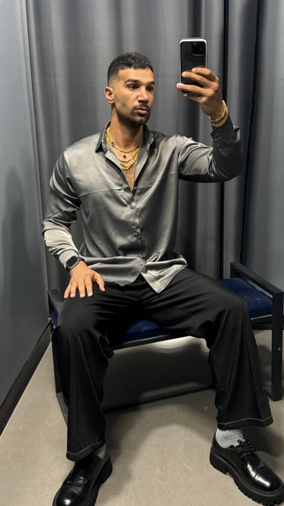 پیراهن مراکشی‌ساتن