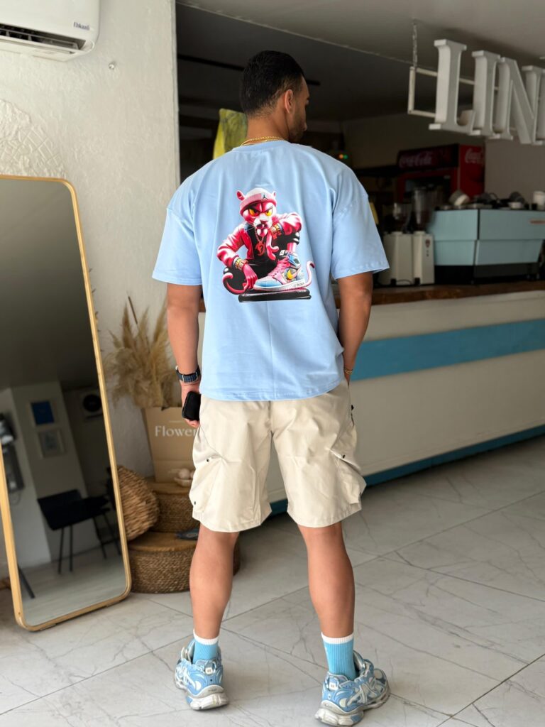 تیشرت پلنگ صورتی