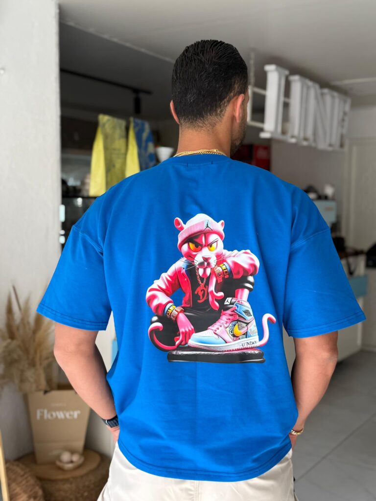 تیشرت پلنگ صورتی