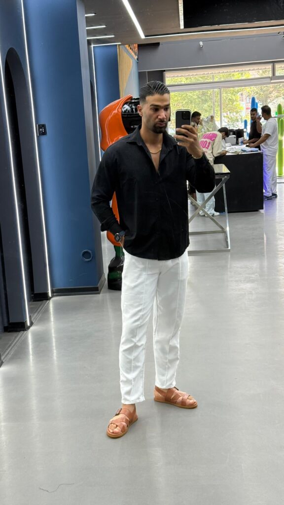 پیراهن مراکشی اطلس