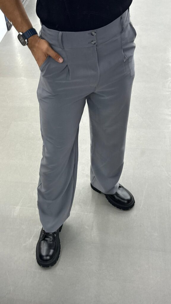 شلوار بگ پارچه ای