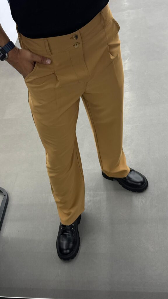 شلوار بگ پارچه ای