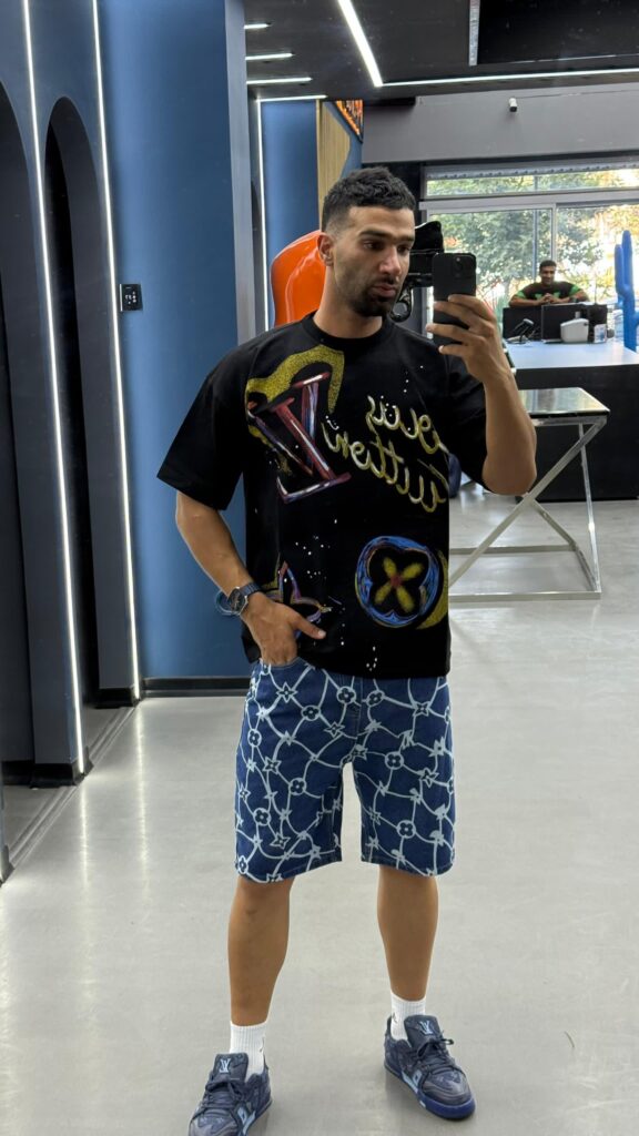 تیشرت LV ابرنگی