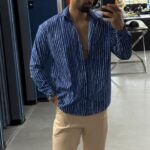 پیراهن مراکشی راه راه