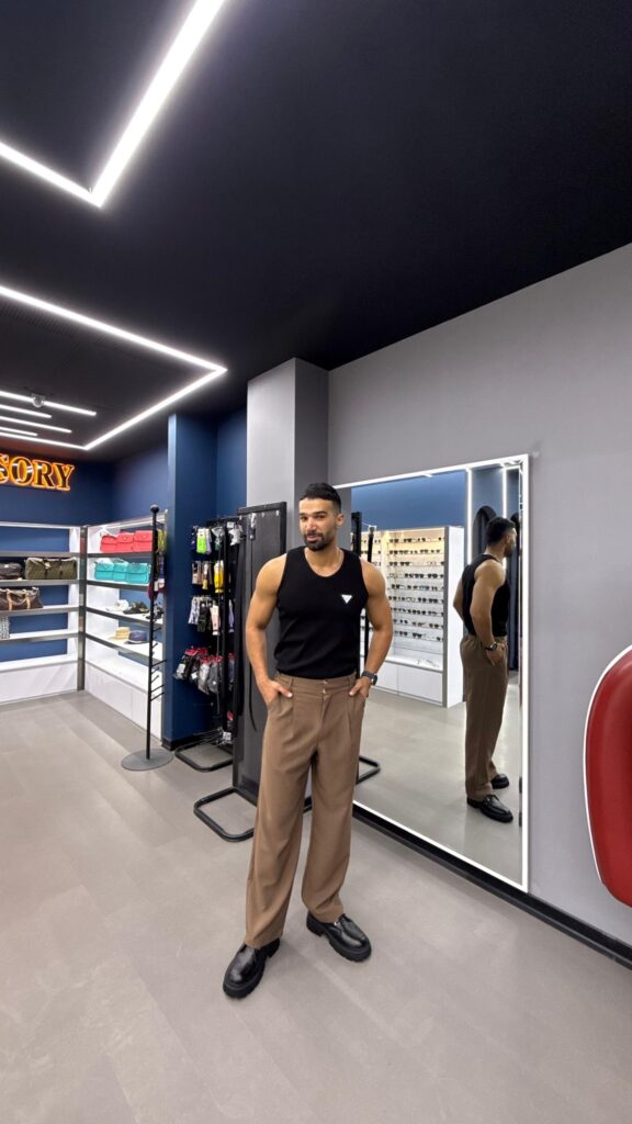 شلوار بگ پارچه ای