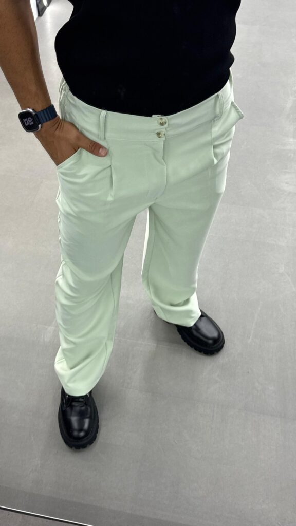 شلوار بگ پارچه ای