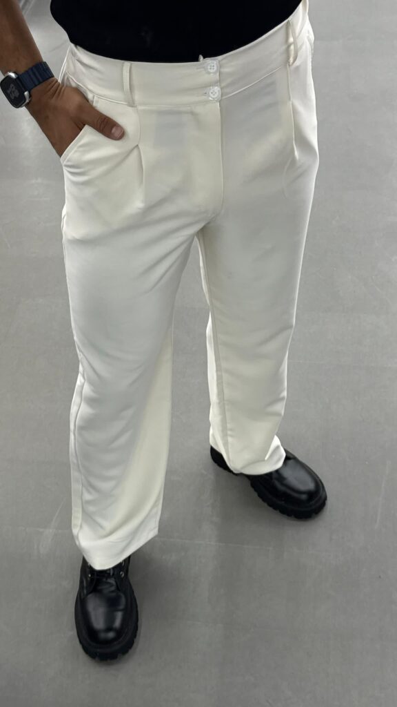 شلوار بگ پارچه ای