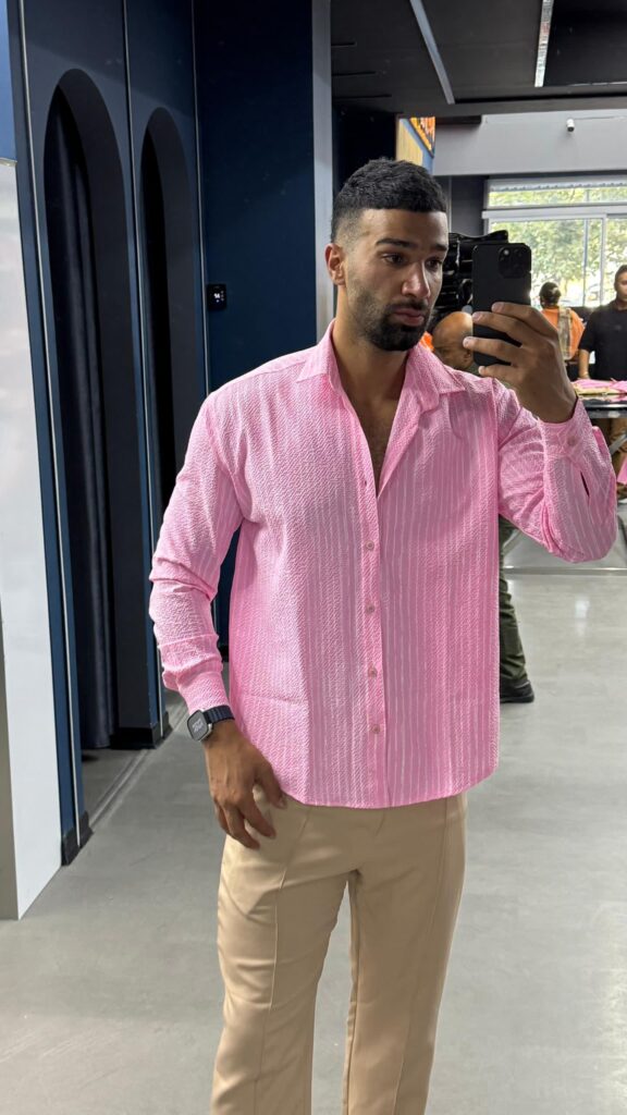 پیراهن مراکشی راه راه