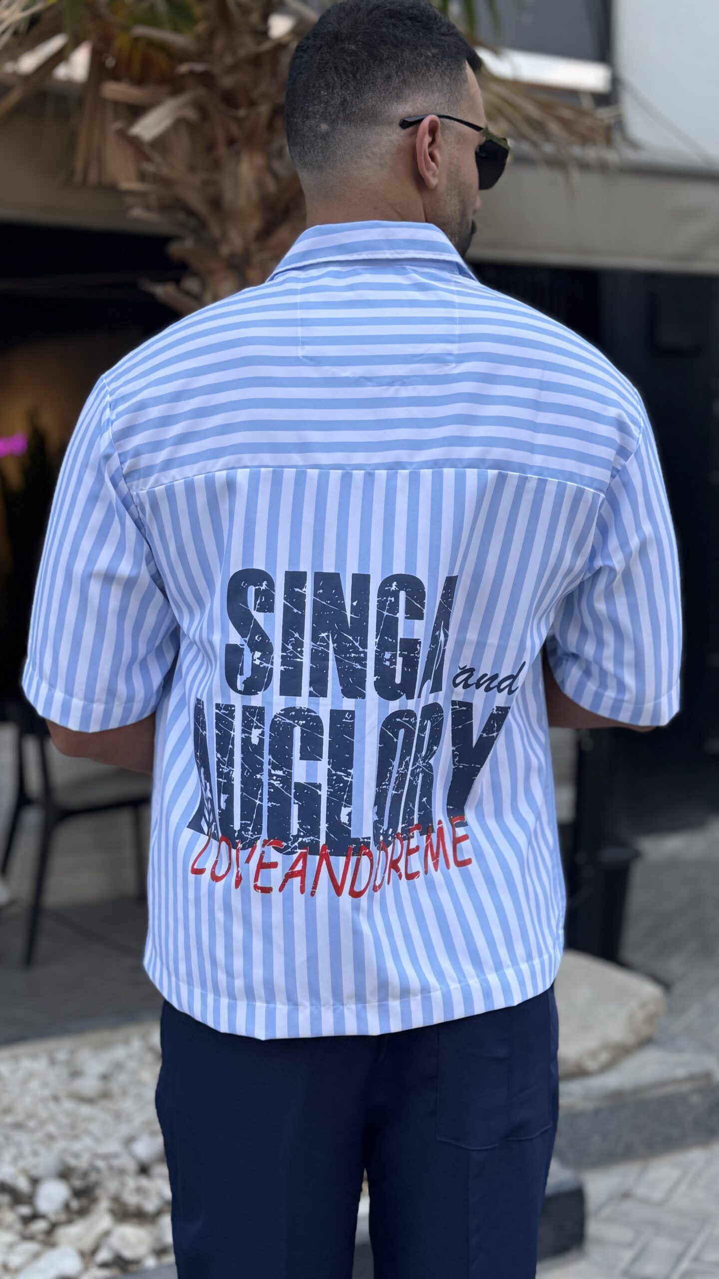 پیراهن راه راه singa